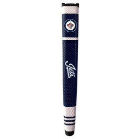 Team Golf Winnipeg Jets putter grip close-up showing soft polyurethane surface for comfort