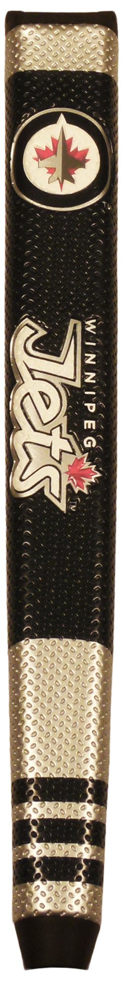 Team Golf Winnipeg Jets putter grip on green with magnet-secured marker