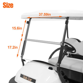 TechInovat club car tempo onward windshield fits Tempo and Onward models.