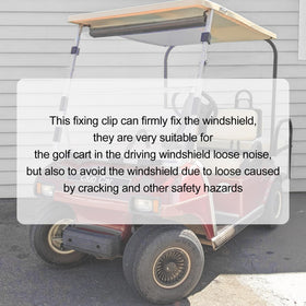 TechInovat Club Car windscreen rubber pads cushion and prevent rattle