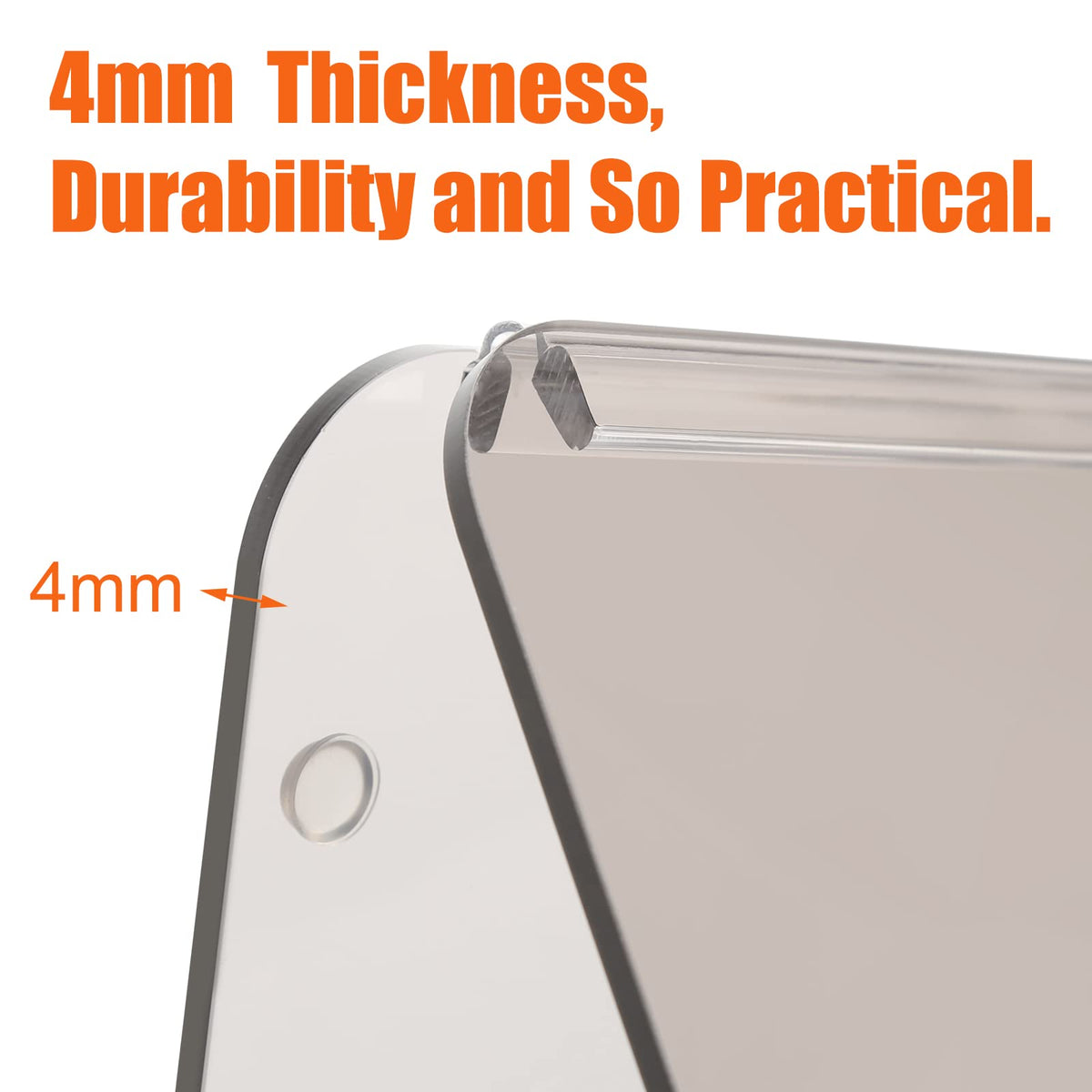 TechInovat tinted polycarbonate windshield showing durability and impact resistance
