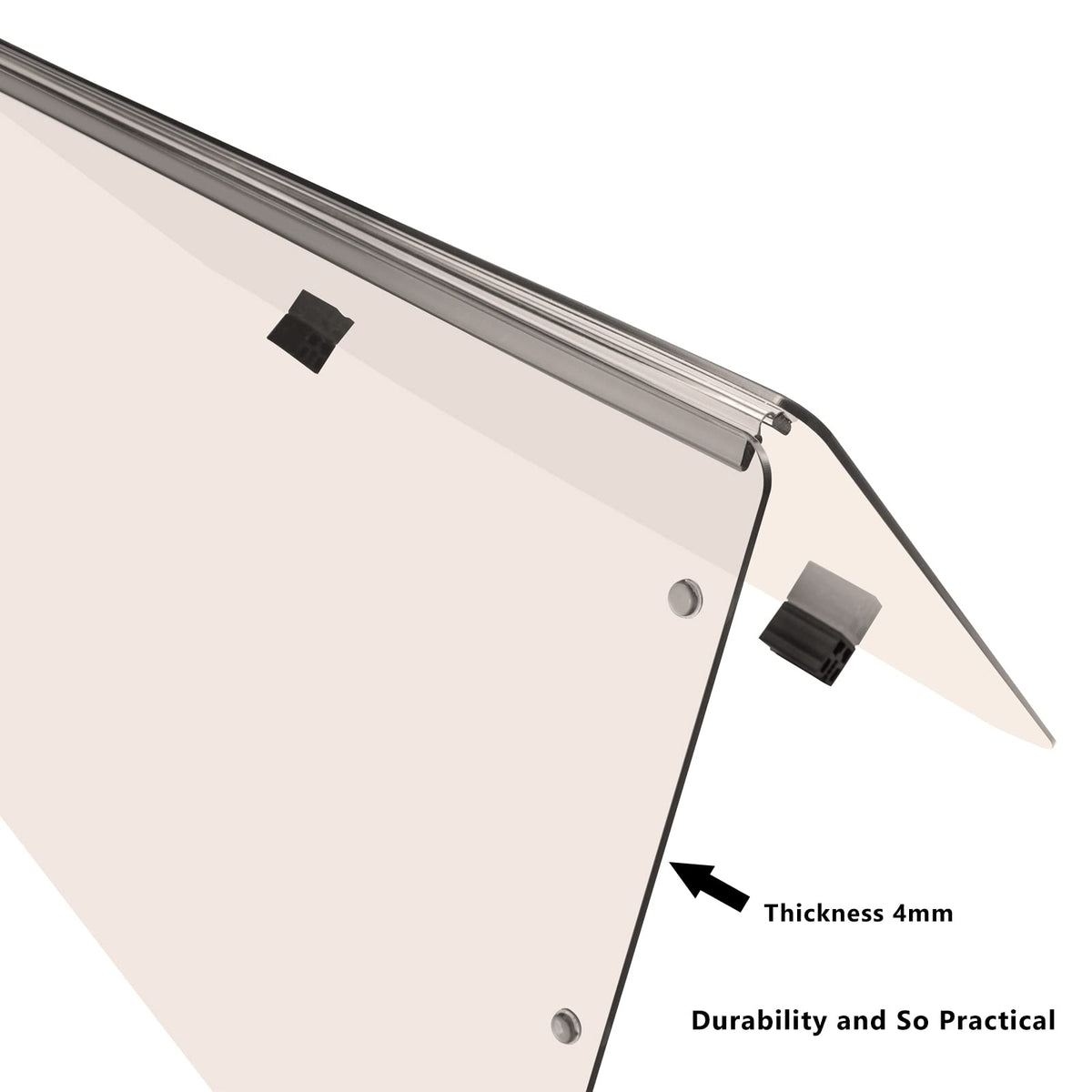 TechInovat polycarbonate tinted windshield close-up highlights durable, impact-resistant material