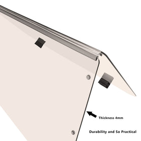TechInovat polycarbonate tinted windshield close-up highlights durable, impact-resistant material