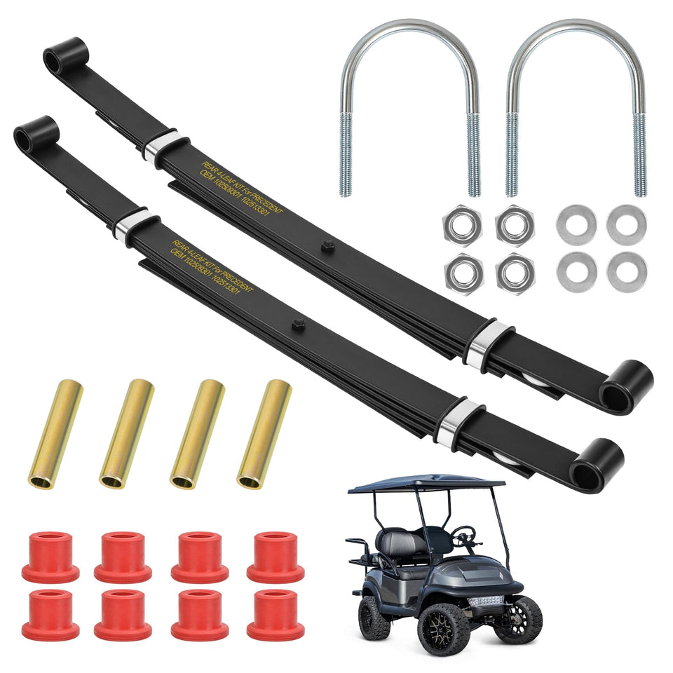 TechInovat rear leaf springs kit for Club Car Precedent/Onward enhances ride stability