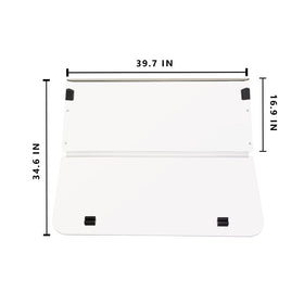 Durable tinted polycarbonate windshield construction by TechInovat.