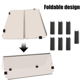 TechInovat windshield dimensions 39.7 by 34.6 inches offer ample coverage