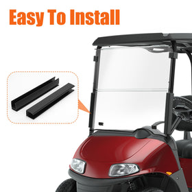TechInovat windshield fold-down design enables easy storage and quick use.