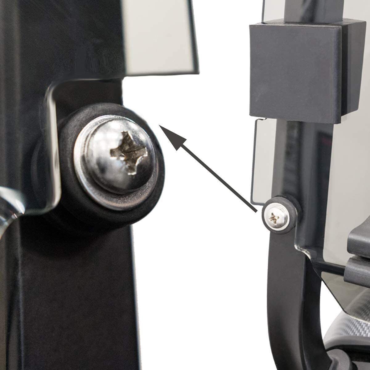 Includes all mounting hardware for secure Yamaha G29 windshield installation.