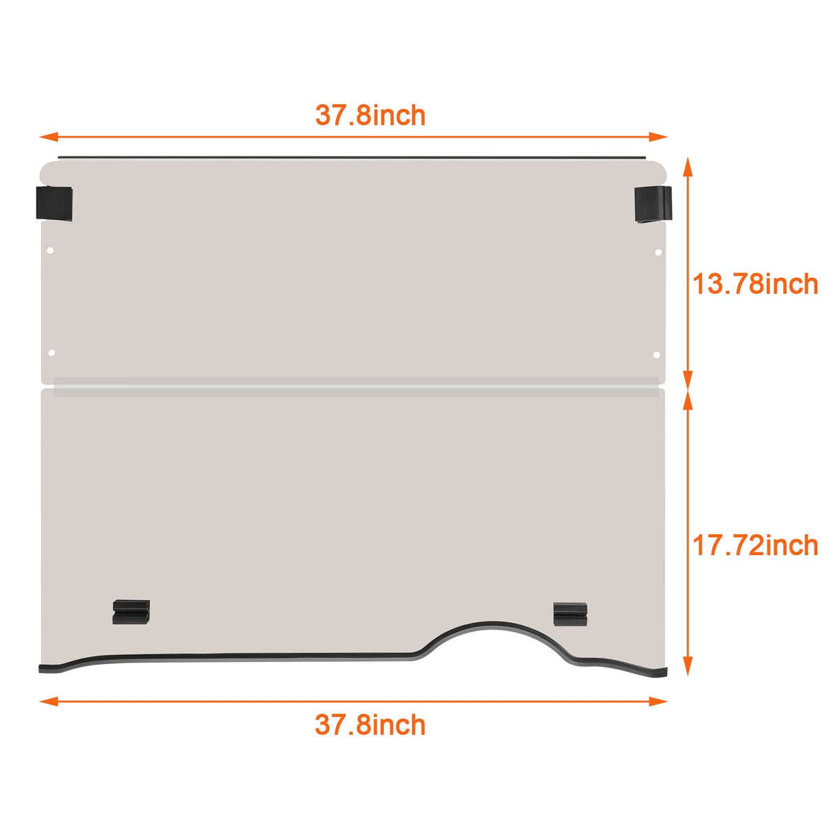TechInovat windshield installation includes all mounting hardware for quick setup.