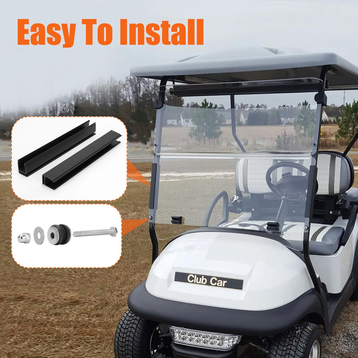 TechInovat windshield installation hardware included enables easy mounting.