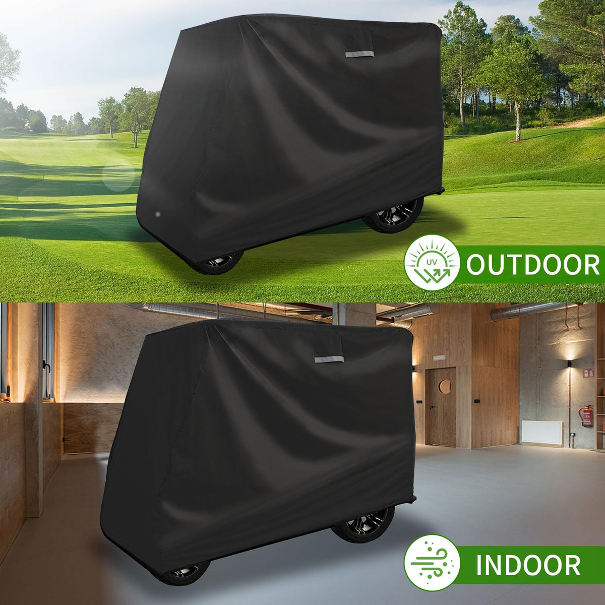 Tecoom all-weather enclosure with carrying bag for easy storage.