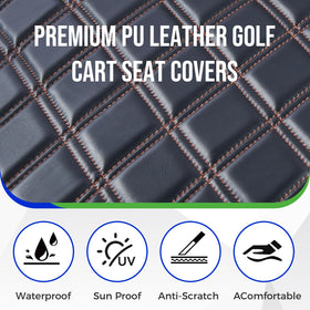Tecoom complete front and backset provides full coverage for Club Car DS.