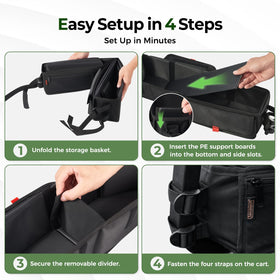 Tecoom eight-compartment design with adjustable dividers for organized essentials