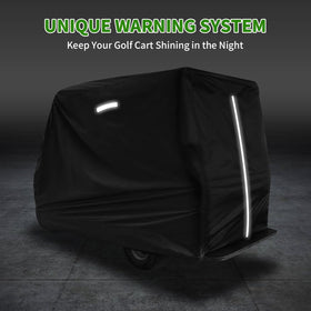 Tecoom cover features zipper doors and reflective strips for safer handling.