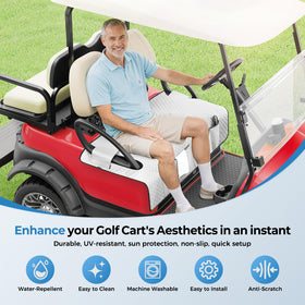 Tecoom golf cart seat towel non-slip backing stays in place