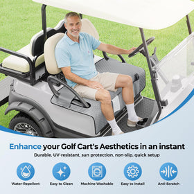 Sun and spill protection helps keep the seat looking newer.