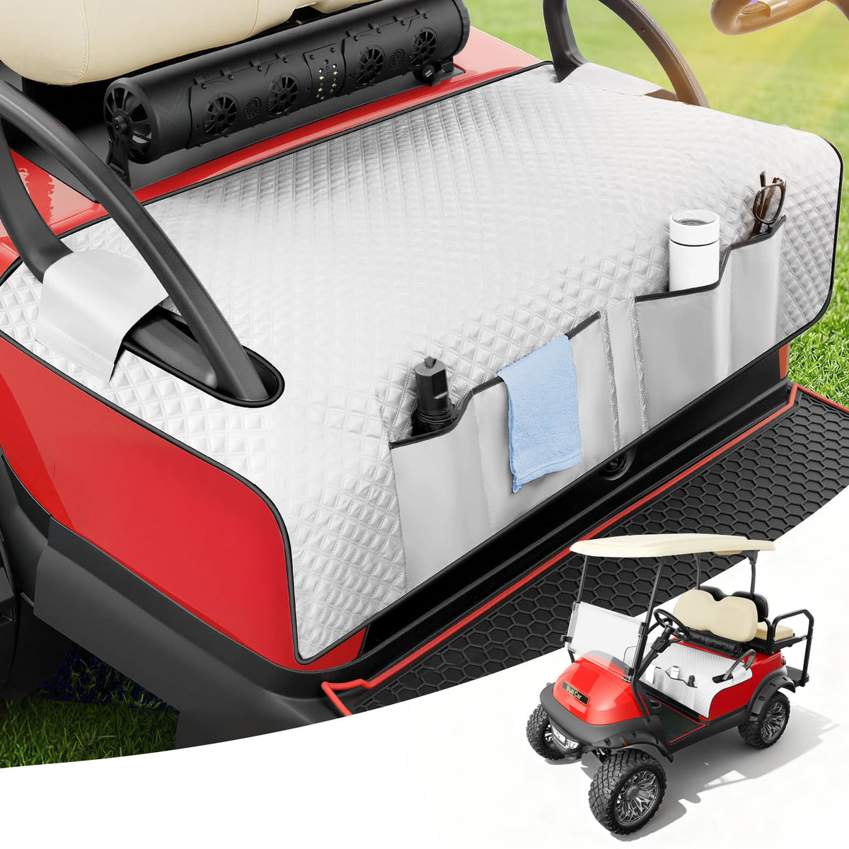 Tecoom golf cart seat towel universal fit protects Club Car EZGO Yamaha seats
