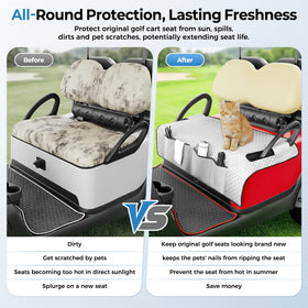 Tecoom golf cart seat towel water-repellent fabric resists spills