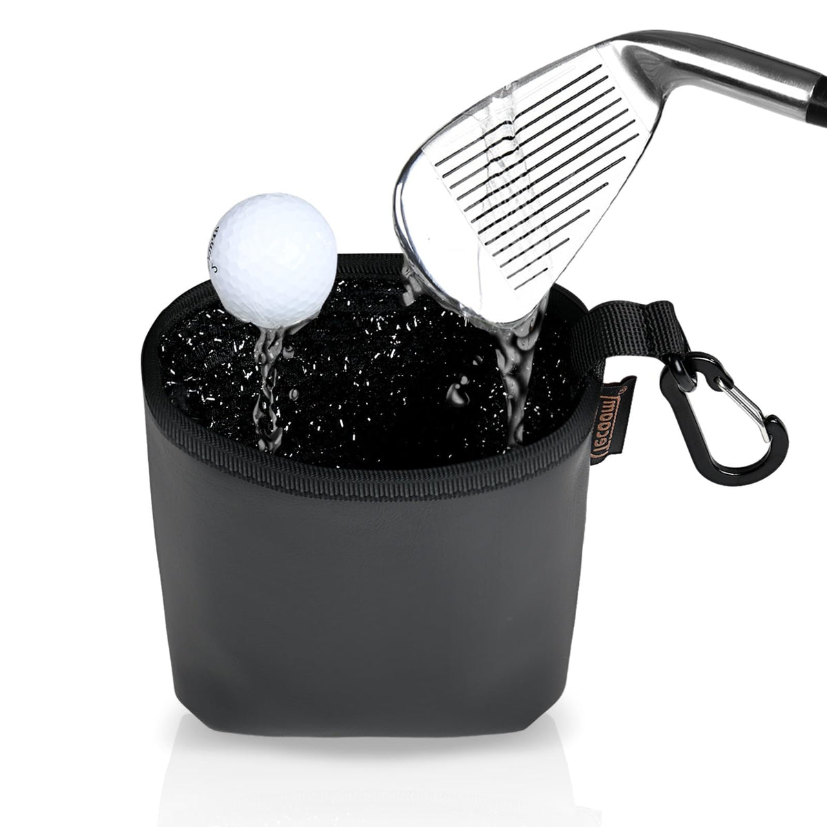 Tecoom golf cleaner bag interior microfiber for scratch-free groove cleaning