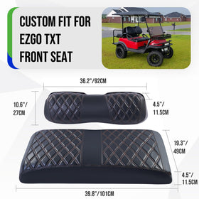 Tecoom padded cushions provide ergonomic support on longer rides.