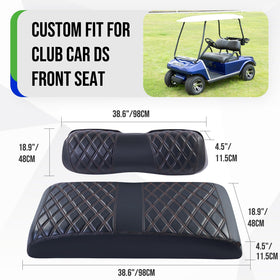 Tecoom UV-resistant vinyl guards against sun fading for longer seat life.