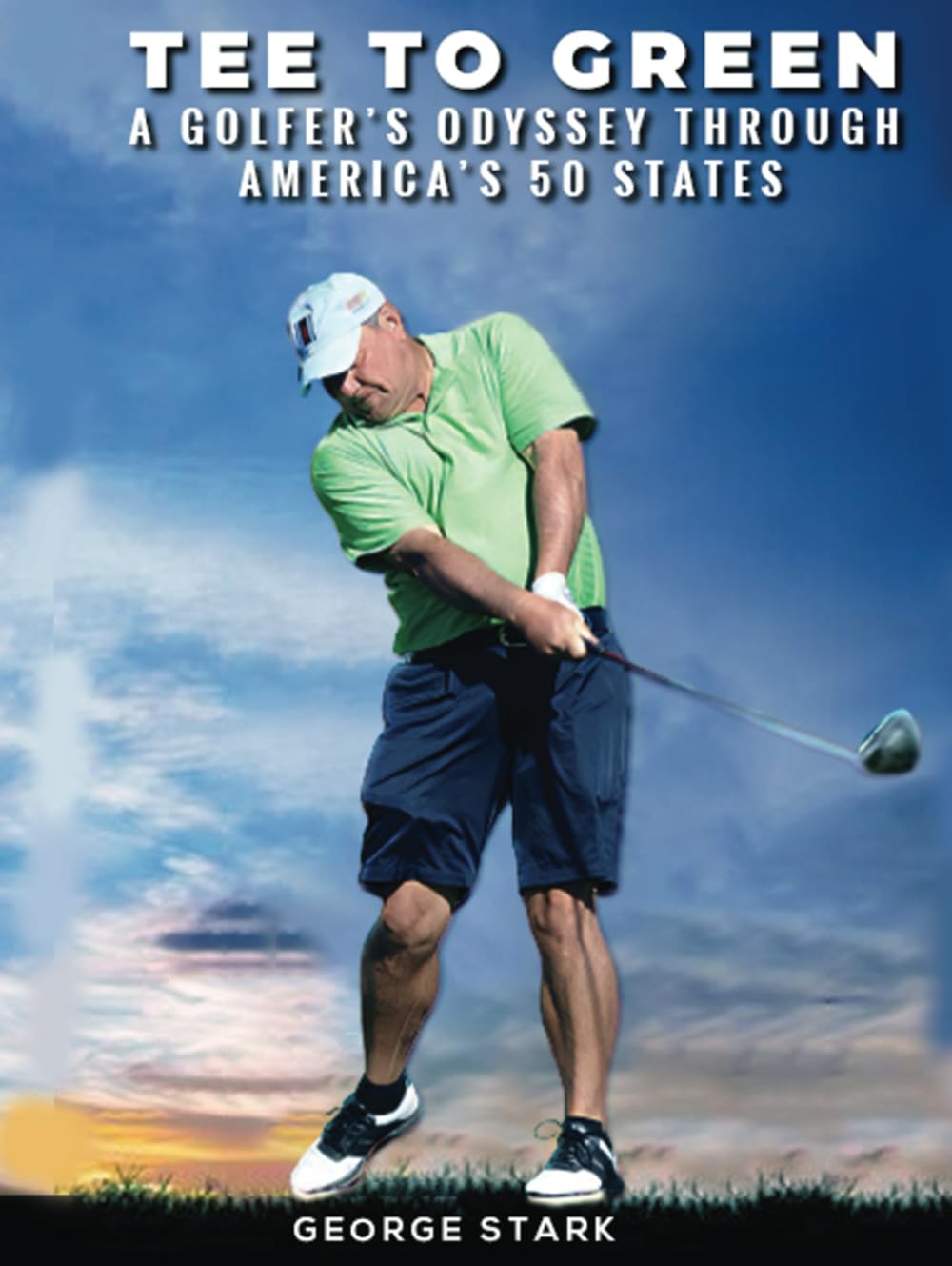 TEE TO GREEN cross-country US golf road trip visual for planning diverse vacation ideas