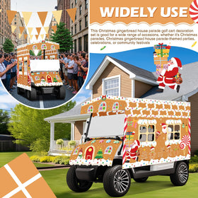 Tegeme gingerbread house ribbon three provides colorful accent and easy fastening