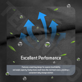 TEKONPRO mesh design provides breathability and clear visibility of contents
