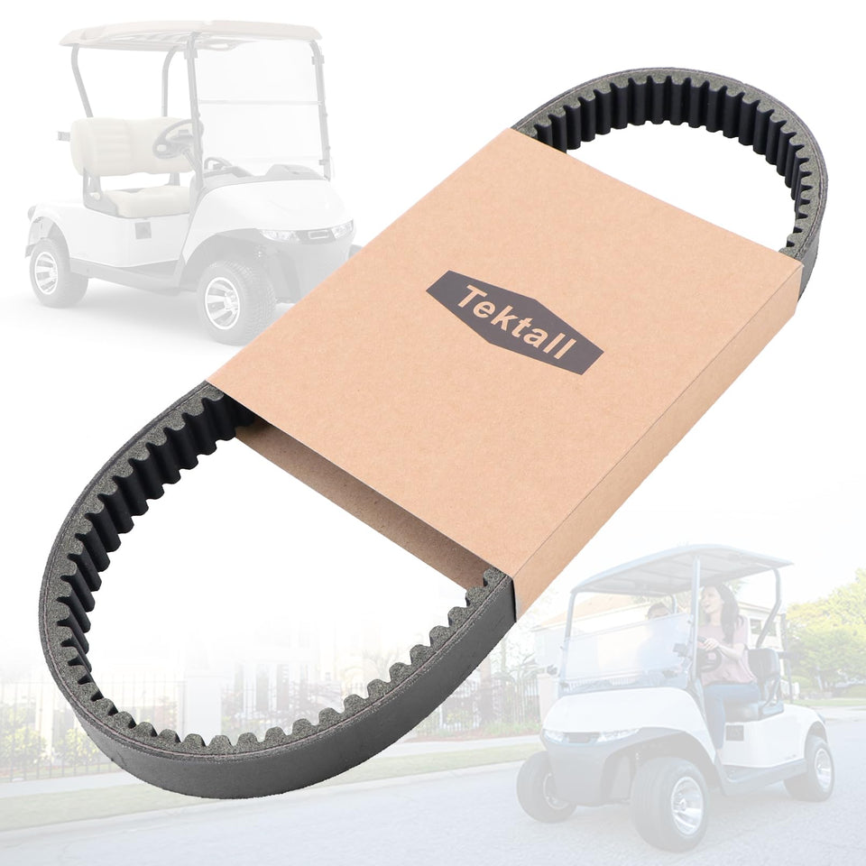 Tektall drive belt 22337-G1 close-up showing aramid fiber for long wear.