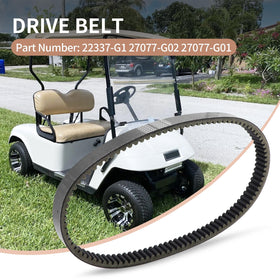 Tektall drive belt 27077-G01 close-up highlights OE-replacement compatibility.