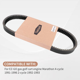Tektall drive belt 27077-G02 close-up emphasizes high tensile strength.