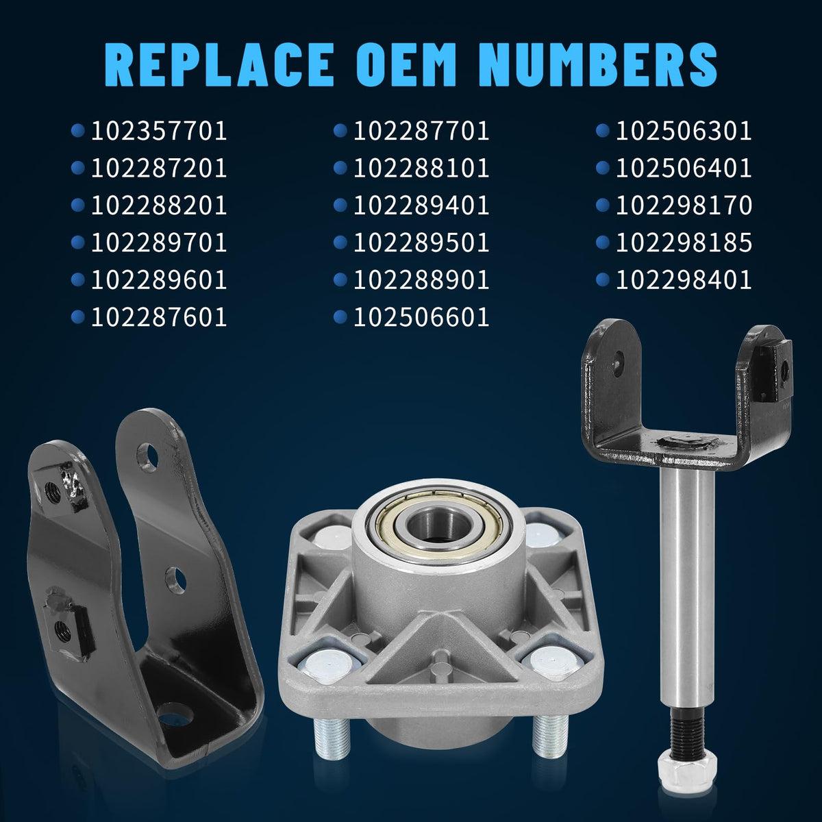 Tektall front end king pin kit enhances steering control