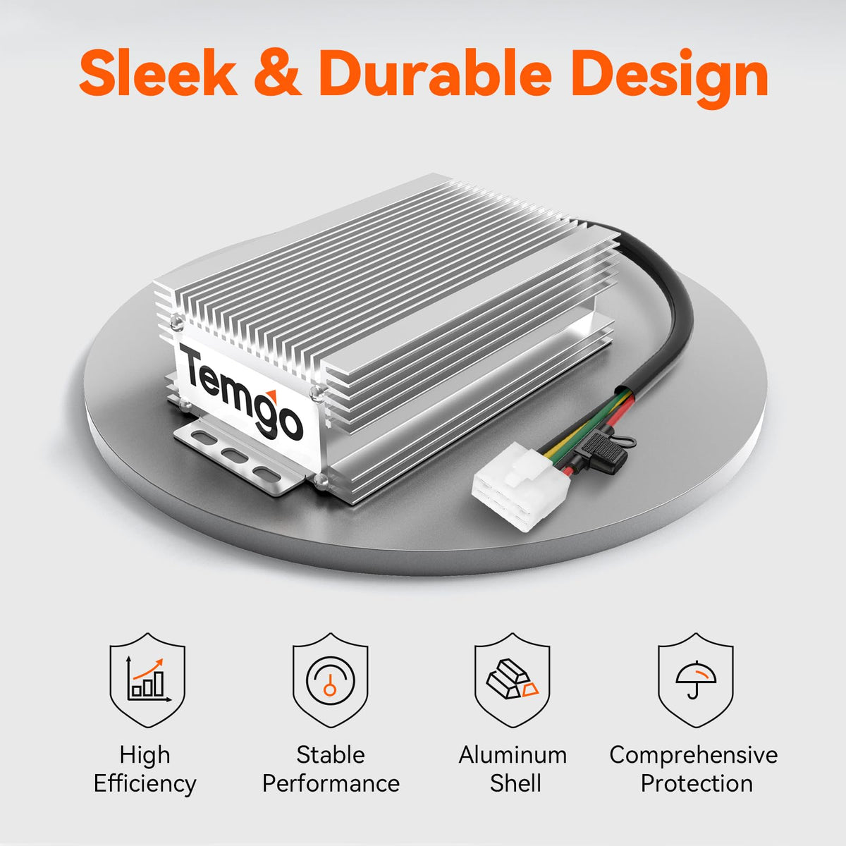 TEMGO aluminum housing IP55 protection suitability for outdoors