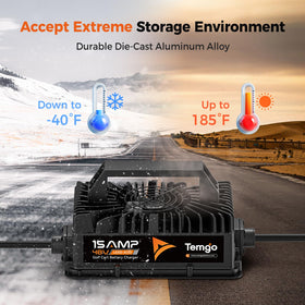 TEMGO die-cast aluminum shell keeps the charger durable yet lightweight.