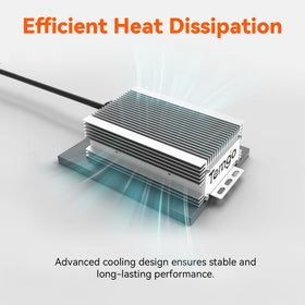 TEMGO heat dissipation fins indicating efficient cooling