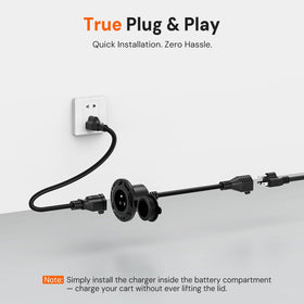 TEMGO installation drill-guide visual showing easy plug-and-play mounting.