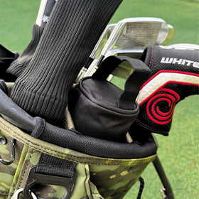 Ten Iron 7-can insulated golf cooler keeps beverages cold for 18 holes.