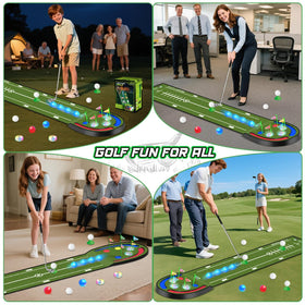TERRAMUS 28-piece accessory set includes mats, holes, balls, tees, flags