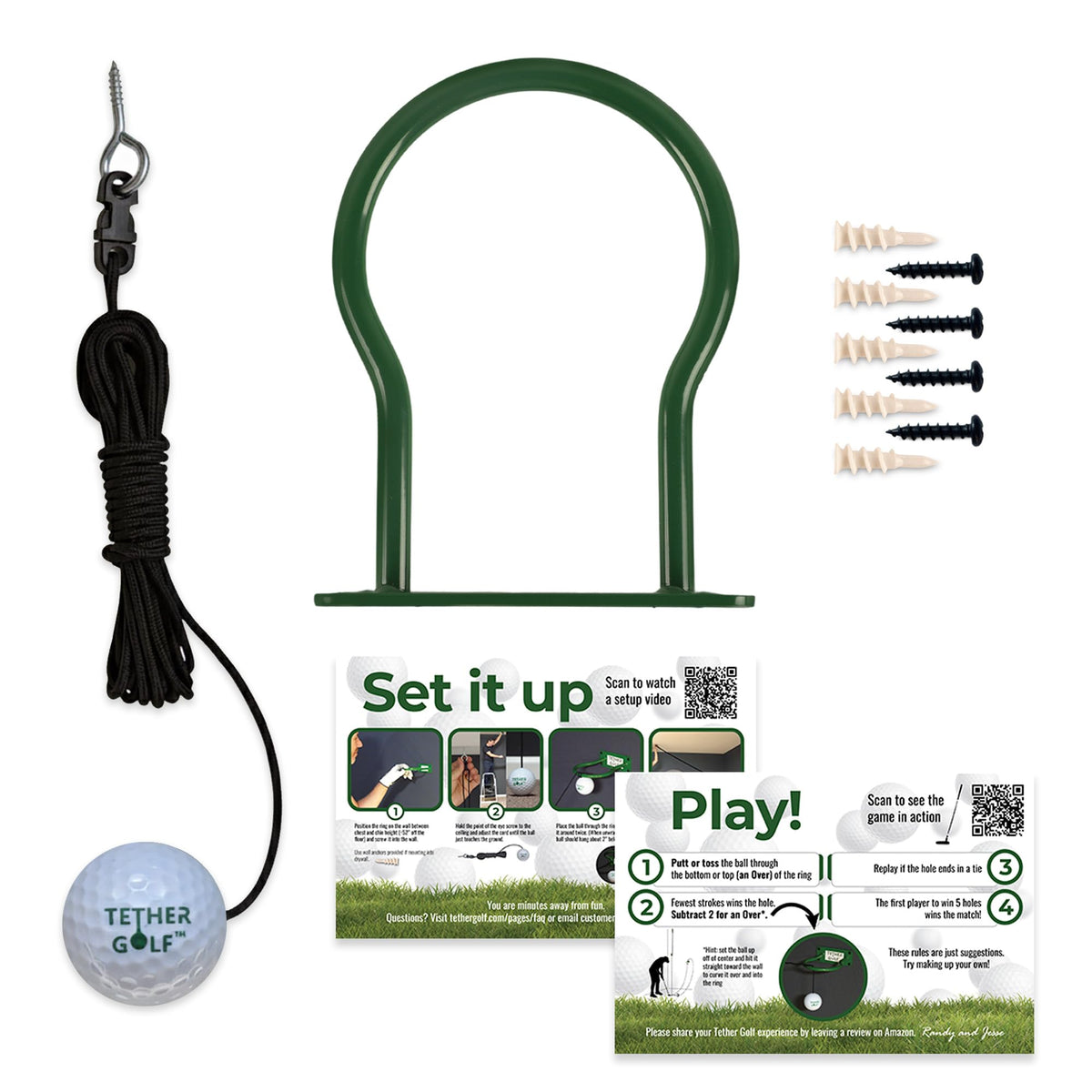 Tether Golf head-to-head match play image highlighting score-based competition