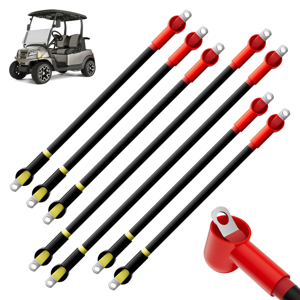 Tevacohn main cables 25-inch for EZGO TXT offering solid conductivity and clean routing