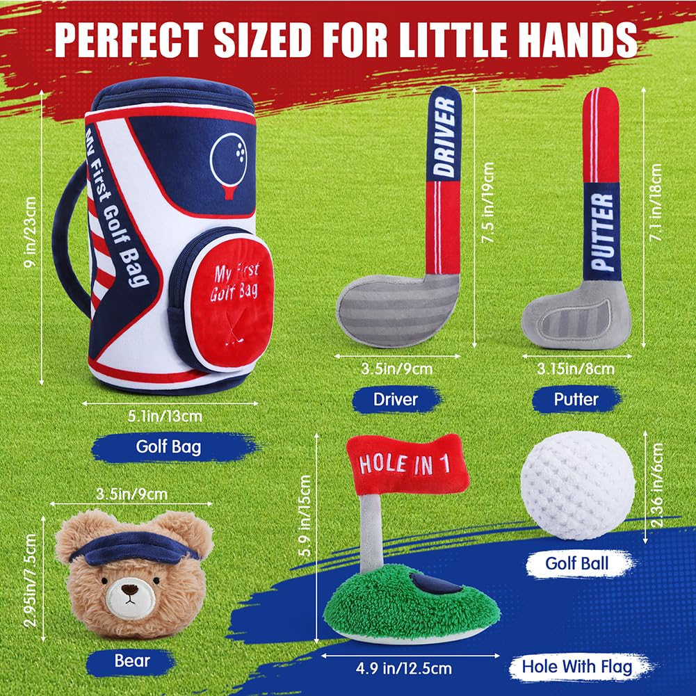 Teytoy putting green plush portable mini course for tiny putts.