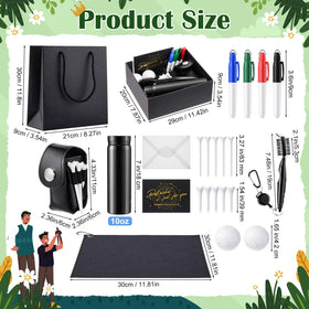 Teyva Daily white tees in two sizes for precise short shots and driving height