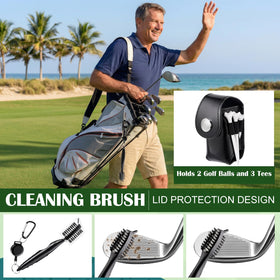 Teyva Daily white golf balls are included for practice and play.