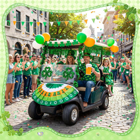 Teyva Daily latex balloons offer bright St. Patrick’s color pops