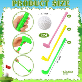Teyva Daily 12 white mini golf balls for safe indoor-outdoor practice