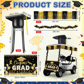 Teyva Daily star-ornament tinsel garlands enhance parade visuals.