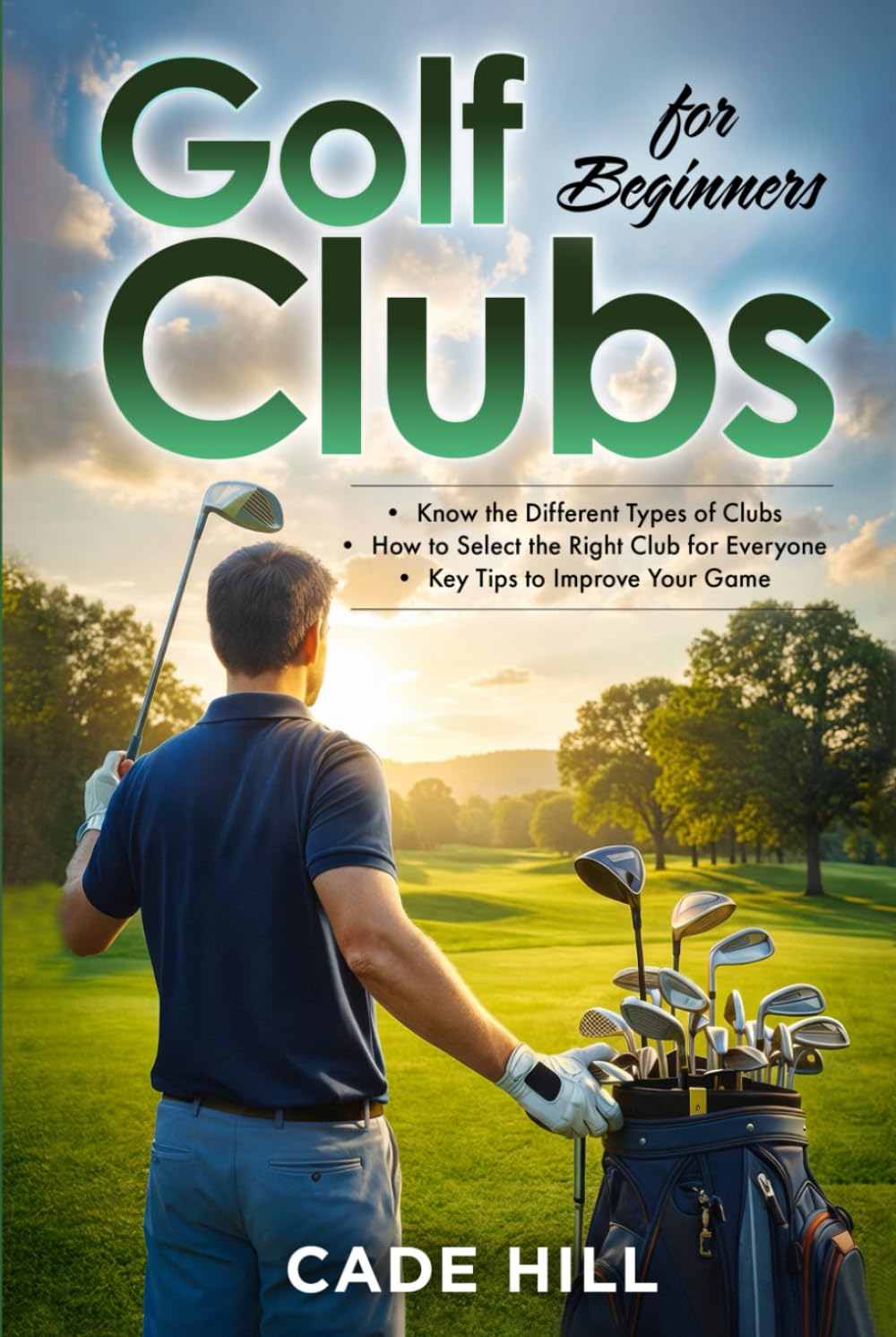 The Beginner Golfer guide cover illustrating beginner-friendly clubs for confident setup