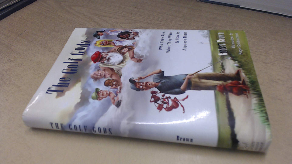 The Golf Gods cover by The Booklegger invites golf lovers to explore mythic legends on the course.