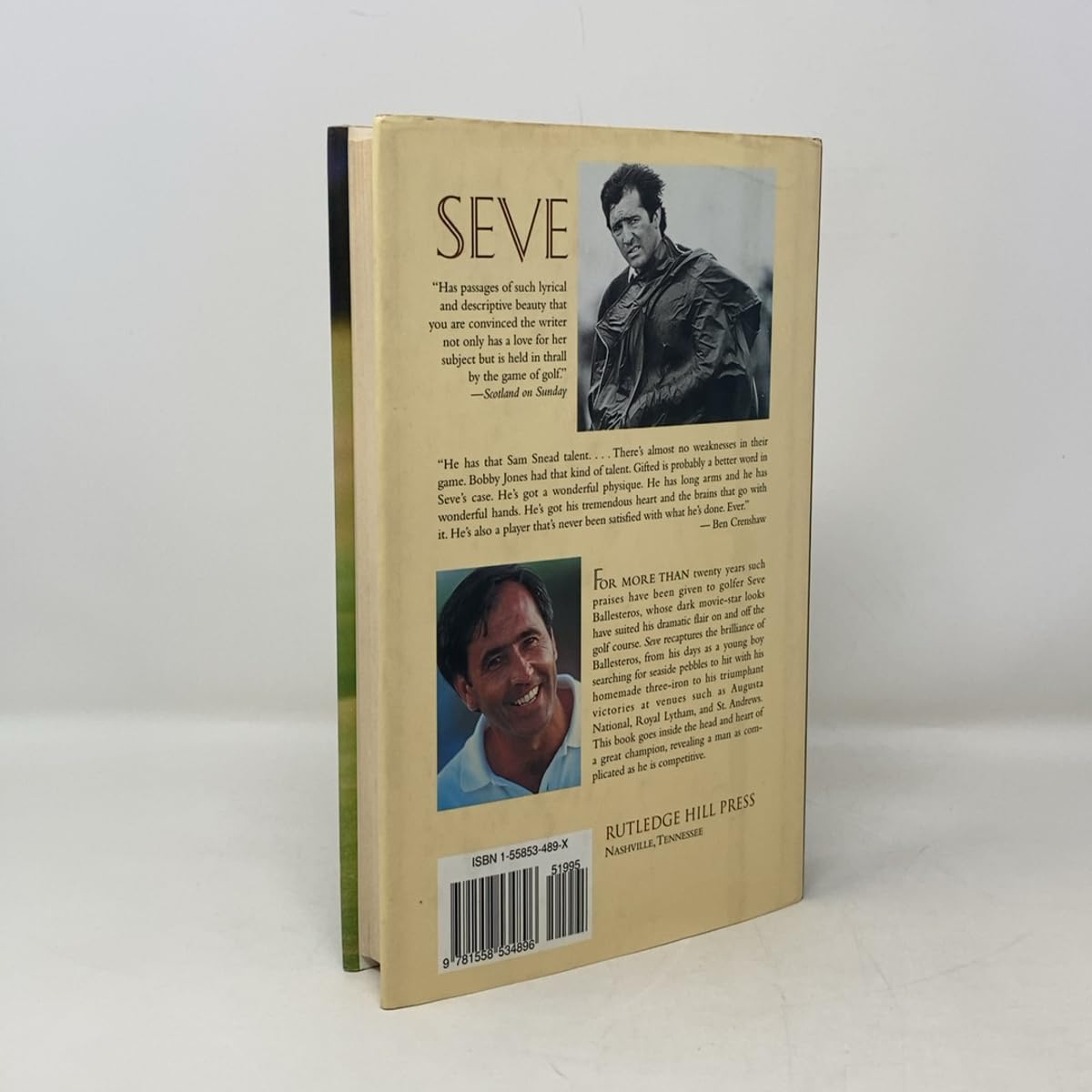 The Booklegger Seve: Ryder Cup Hero archival photo—adds authenticity to the biography.