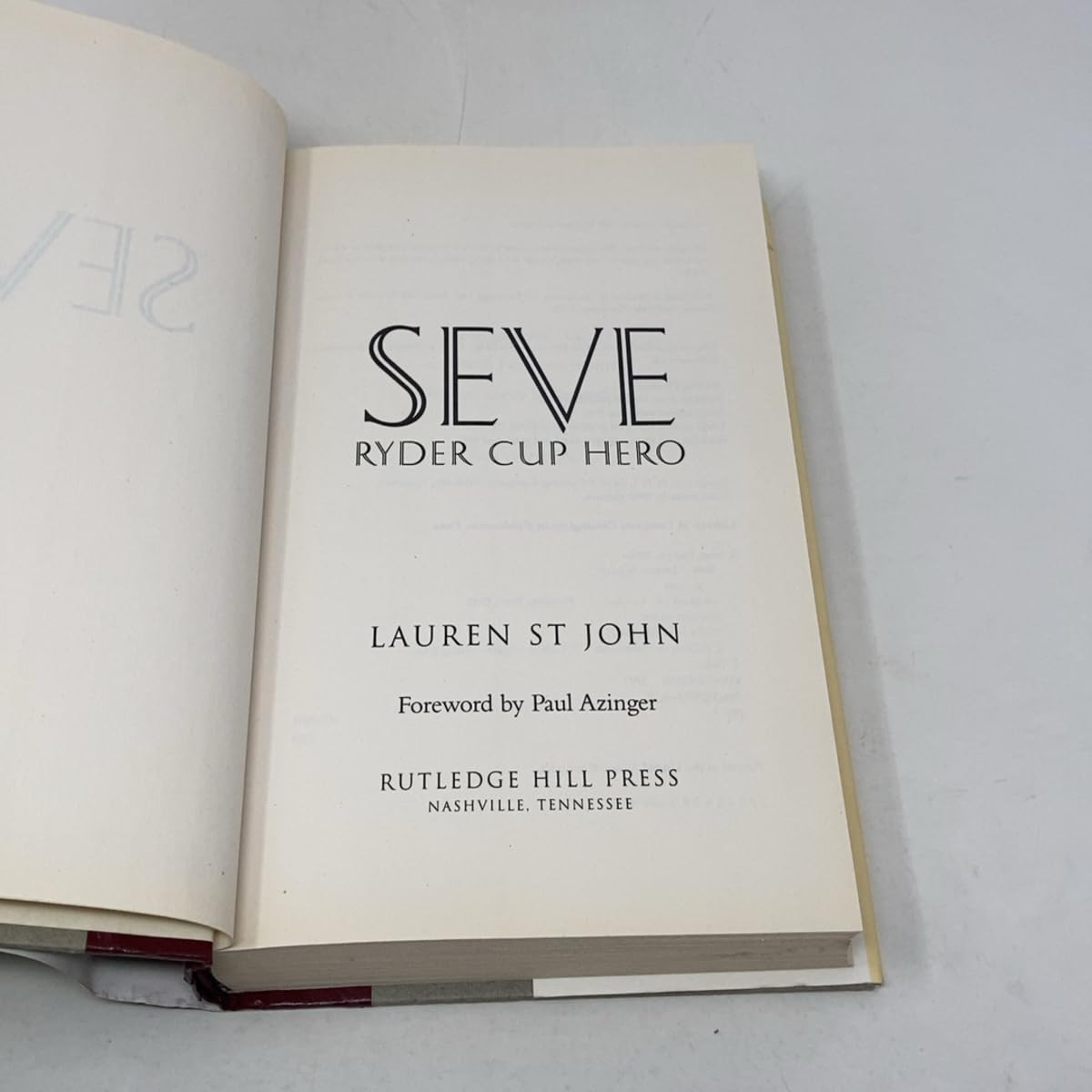 The Booklegger Seve: Ryder Cup Hero author photo—connects readers with the storyteller.